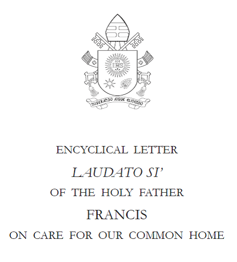 Pápai enciklika címoldal